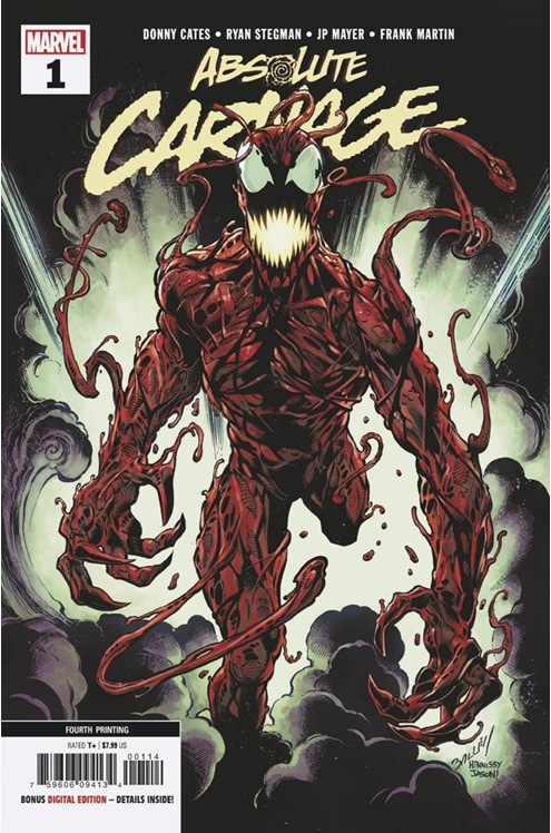 Absolute Carnage #1 4th Printing Bagley New Art Ac (Of 5)