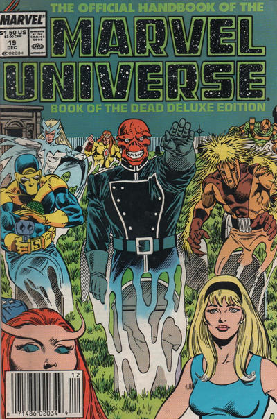 The Official Handbook of The Marvel Universe Deluxe Edition #19 [Newsstand]-Very Good (3.5 – 5)