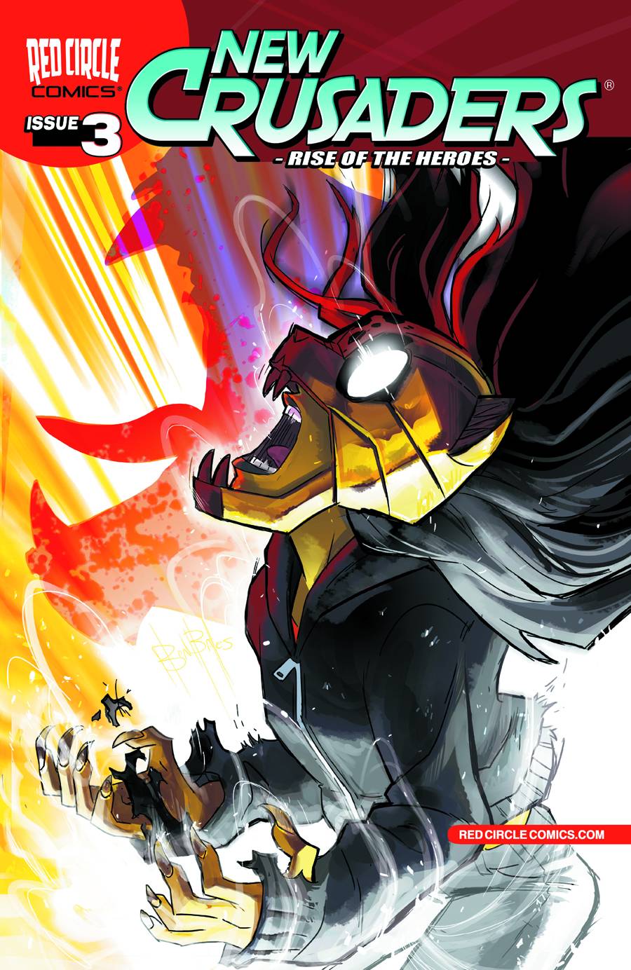 New Crusaders Rise of the Heroes #3 Bates Regular Cover