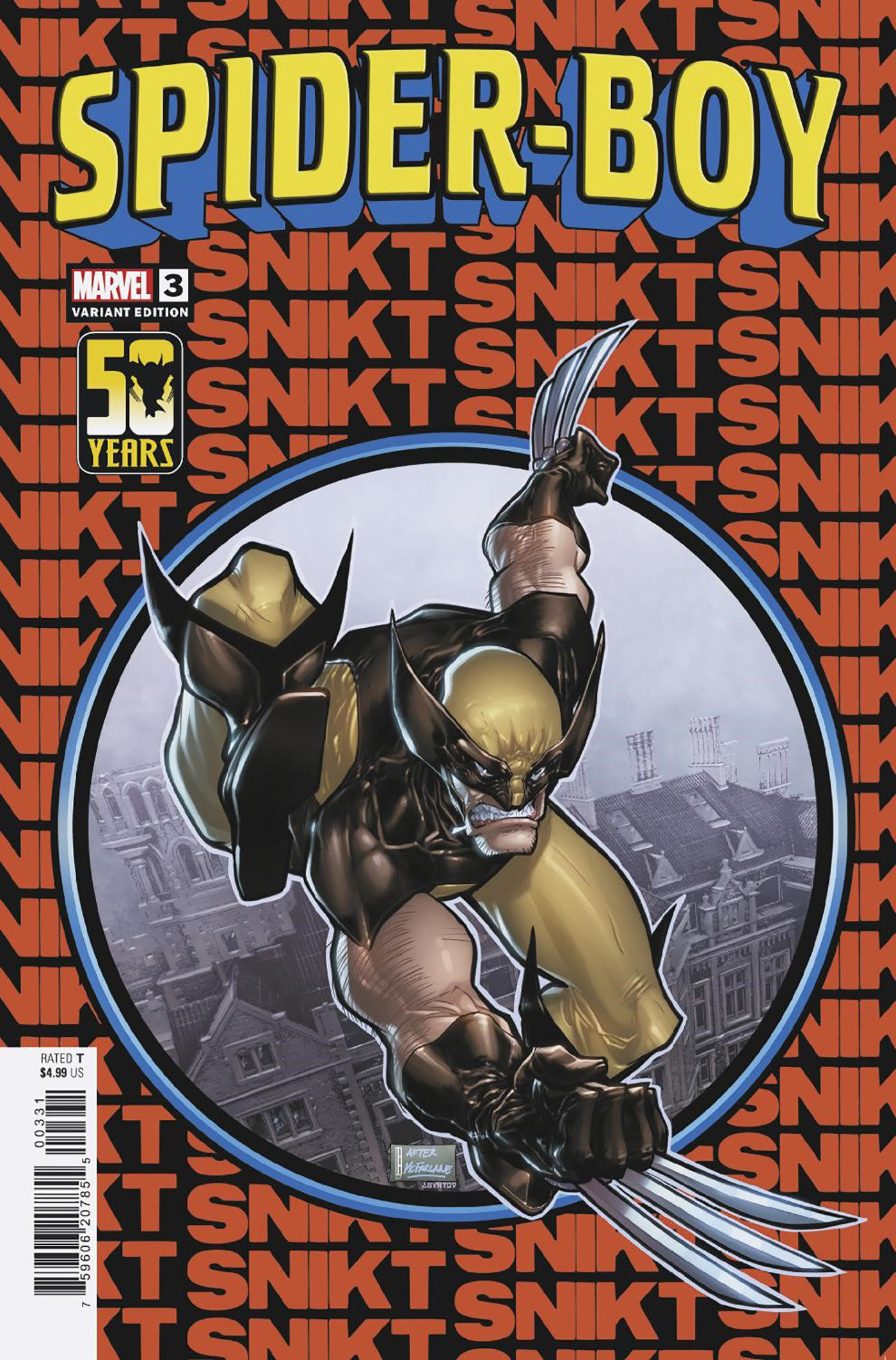 Spider-Boy #3 David Baldeon Wolverine Wolverine Wolverine Variant