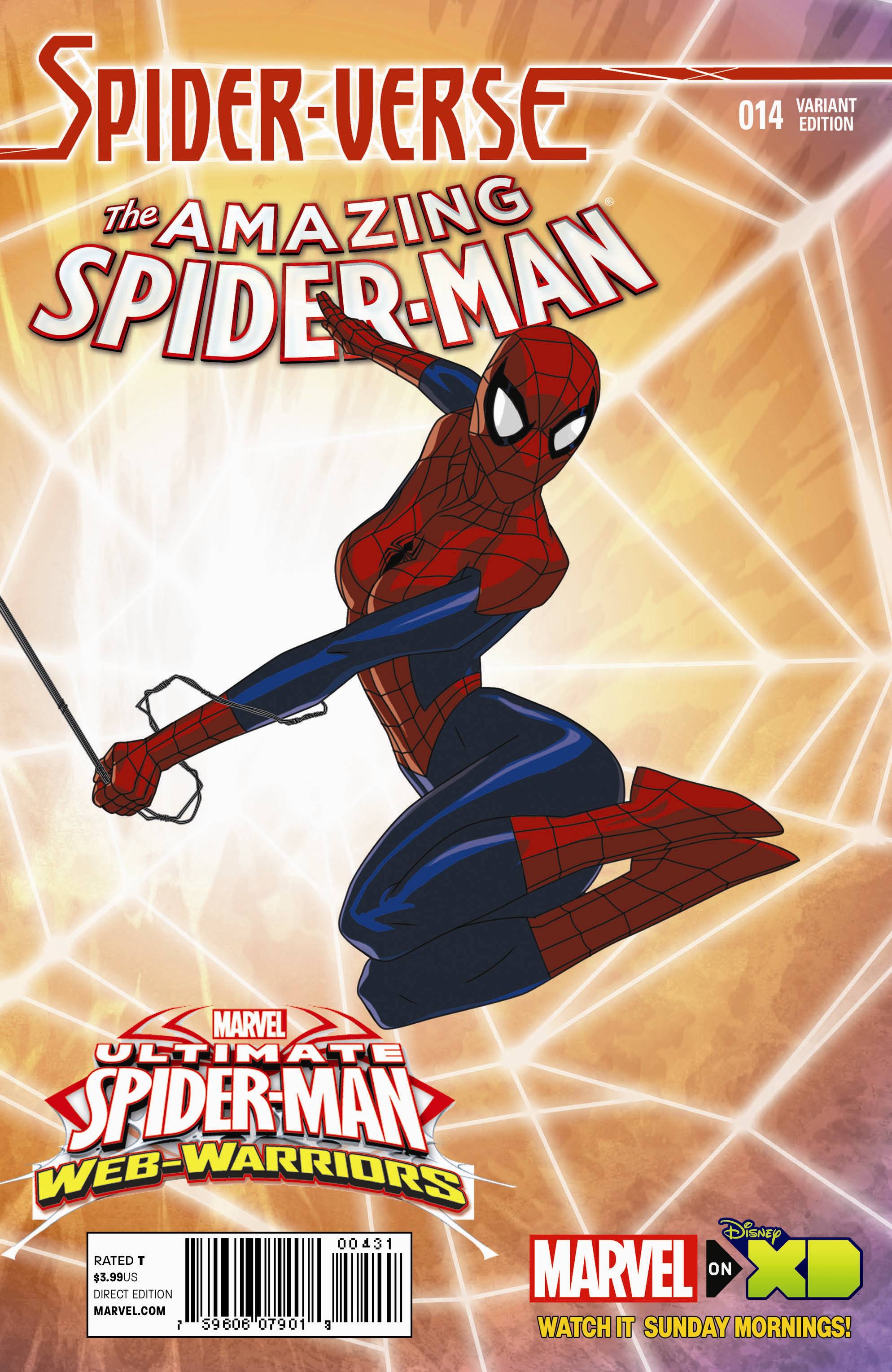 Amazing Spider-Man #14 (Wamester Marvel Animation Spider-&#8203;verse Variant) (2014)