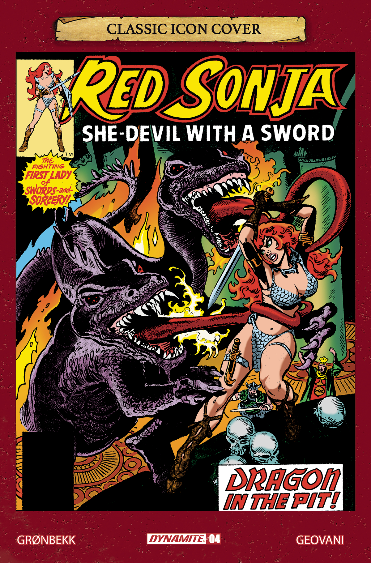 Red Sonja 2023 #4 Cover H 1 for 10 Incentive Thorne Icon