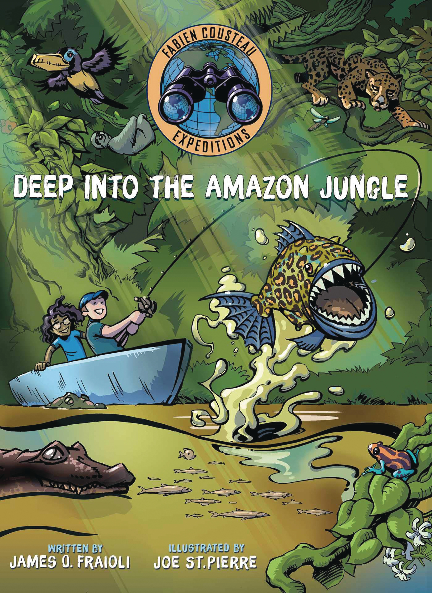 Deep Into The Amazon Jungle Hardcover Graphic Novel