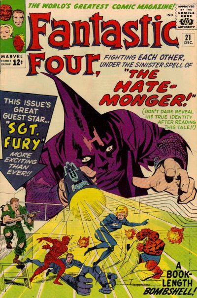 Fantastic Four Volume 1 # 21 Cgc Graded Vf+ 8.5