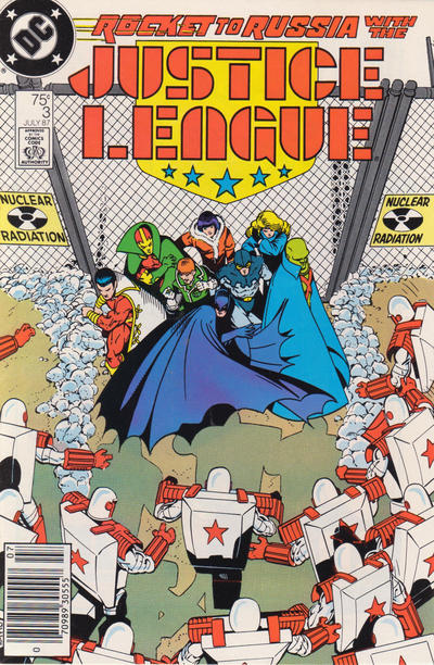 Justice League #3 (1989)[Newsstand]-Fine (5.5 – 7)