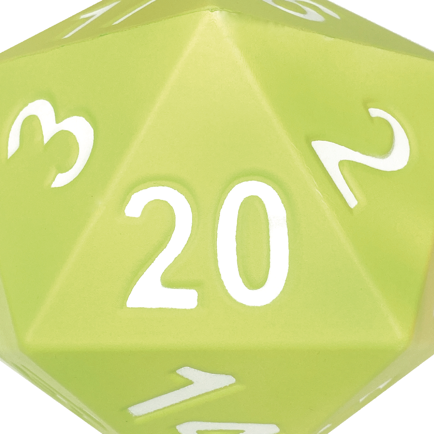 Green Foam 5in D20 Dice