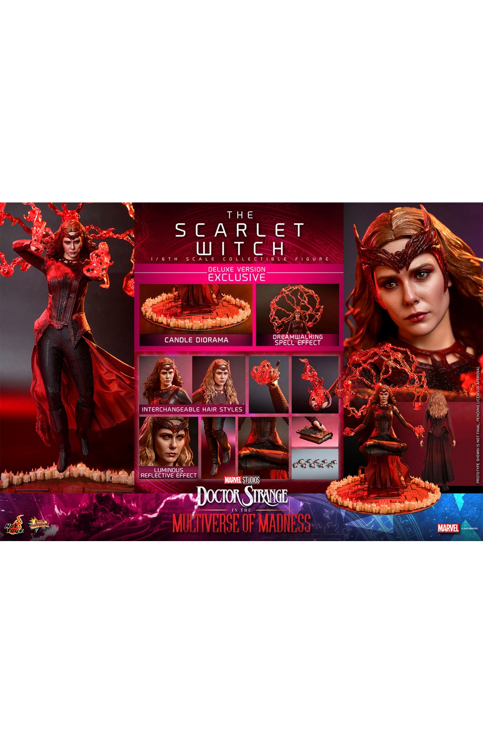 Scarlet Witch - (Deluxe Version) Multiverse of Madness Sixth Scale Figure