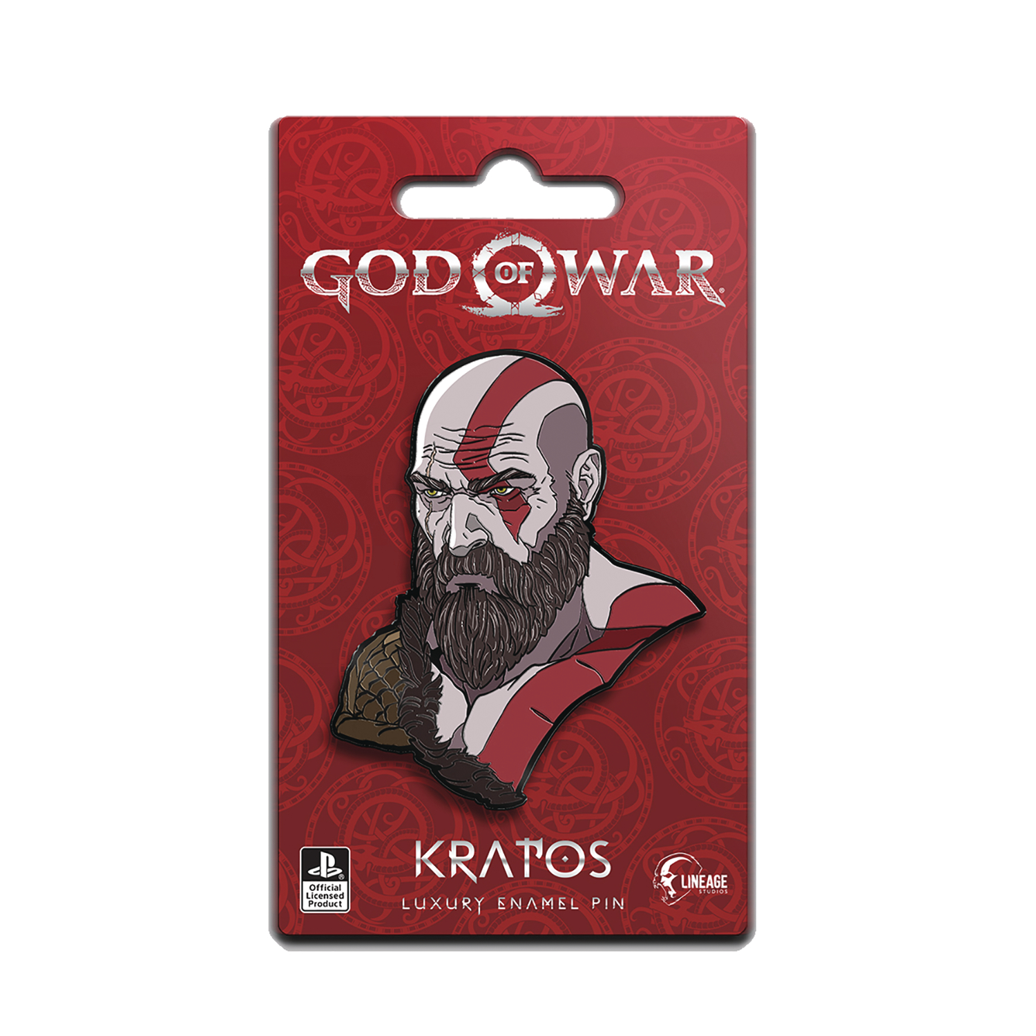 God of War Kratos Icon Pin