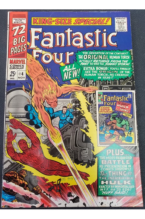 Fantastic Four Annual #4 (1963)-Above Average/Fine -7