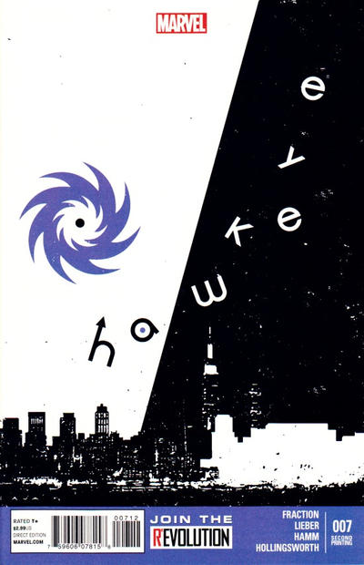 Hawkeye #7 [Second Printing]-Near Mint (9.2 - 9.8)