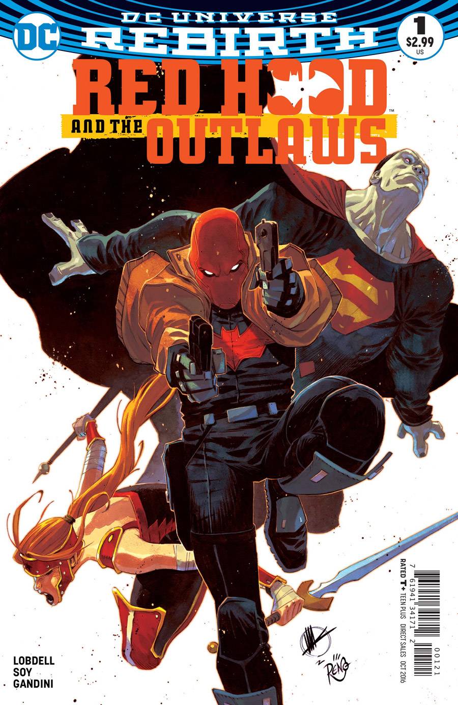 Red Hood and the Outlaws Rebirth #1 Variant Edition