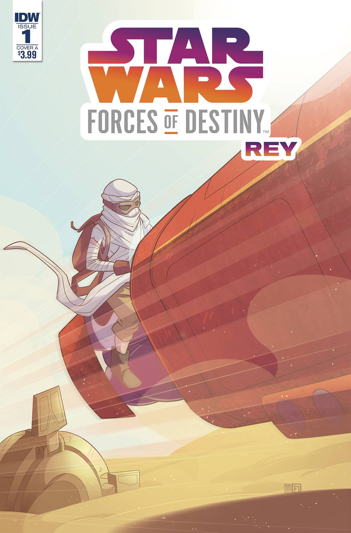 Star Wars Adventure Forces of Destiny Rey #1 Cover A