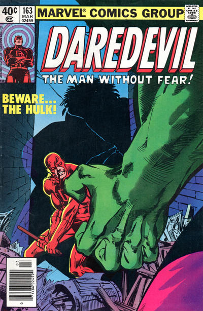 Daredevil #163 [Newsstand] Very Fine/Excellent (7 - 8)