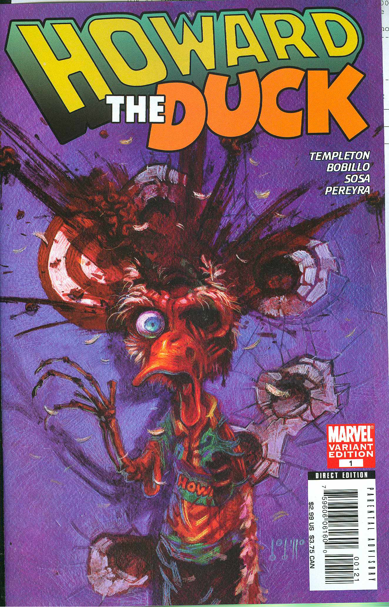 Howard The Duck #1 Zombie Variant (2007)