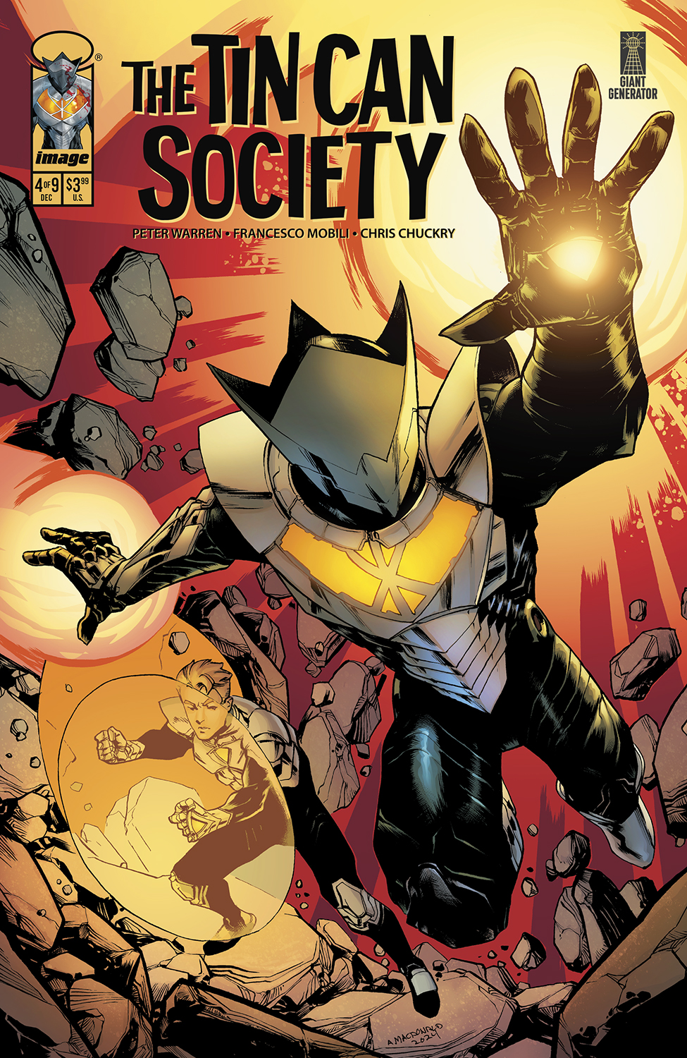 The Tin Can Society #4 Cover B 1 for 10 Incentive Andy Macdonald & Chris Chuckry Variant (Of 9)