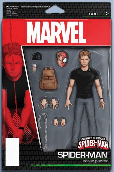 Peter Parker Spectacular Spider-Man #1 Christopher Action Figure Variant (2017)