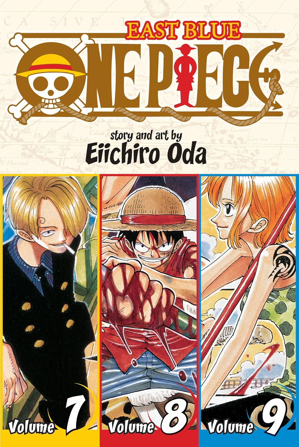 One Piece 3-In-1 Manga Volume 3