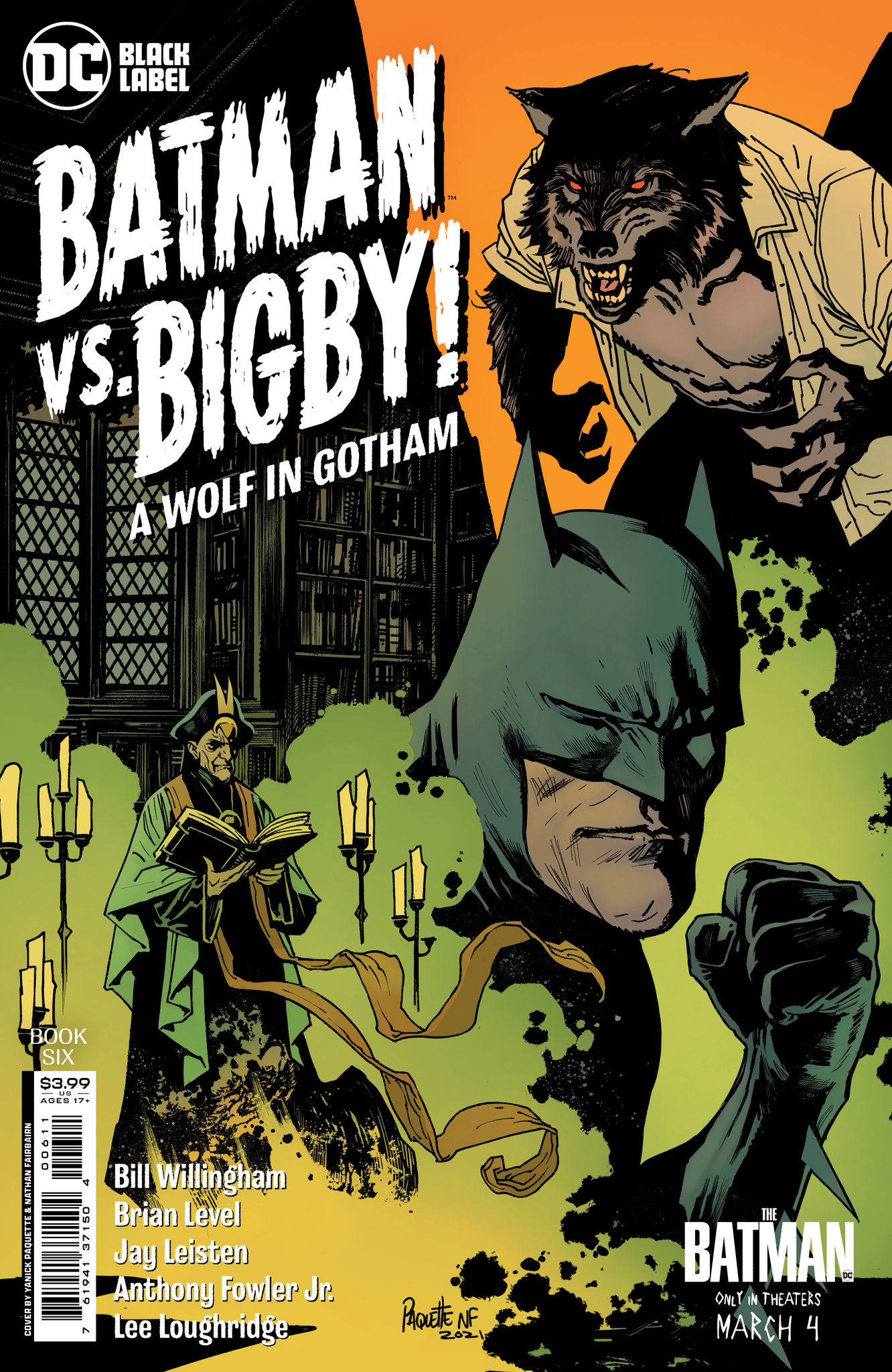 Batman Vs Bigby A Wolf In Gotham #6 Cover A Yanick Paquette (Mature) (Of 6)