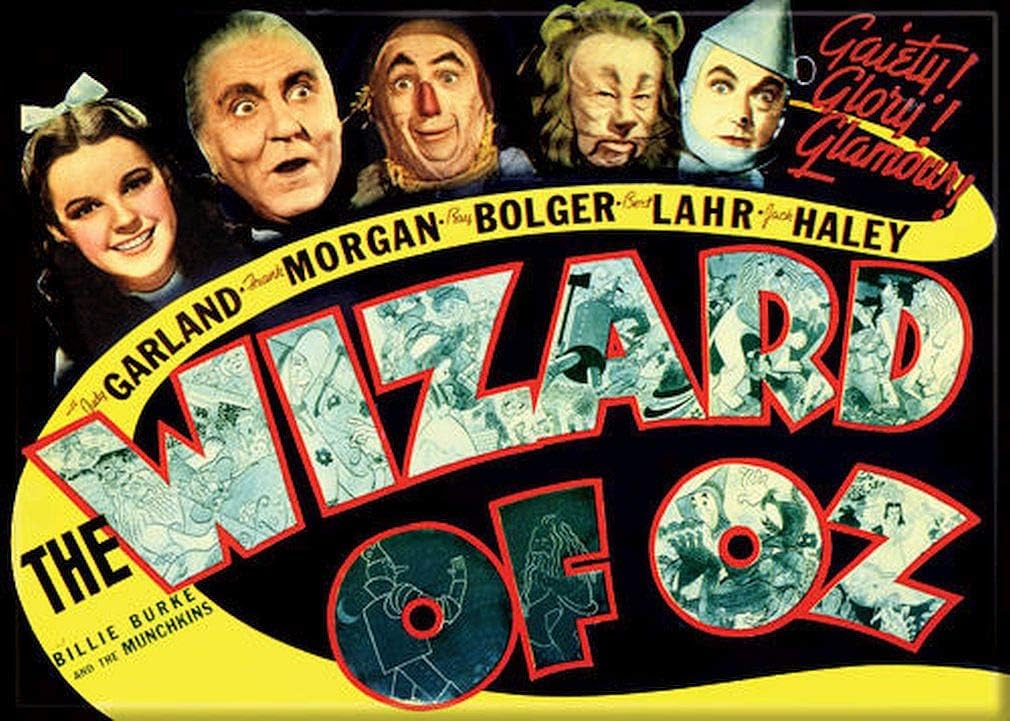 New Wizard of Oz Film Poster Photo Magnet