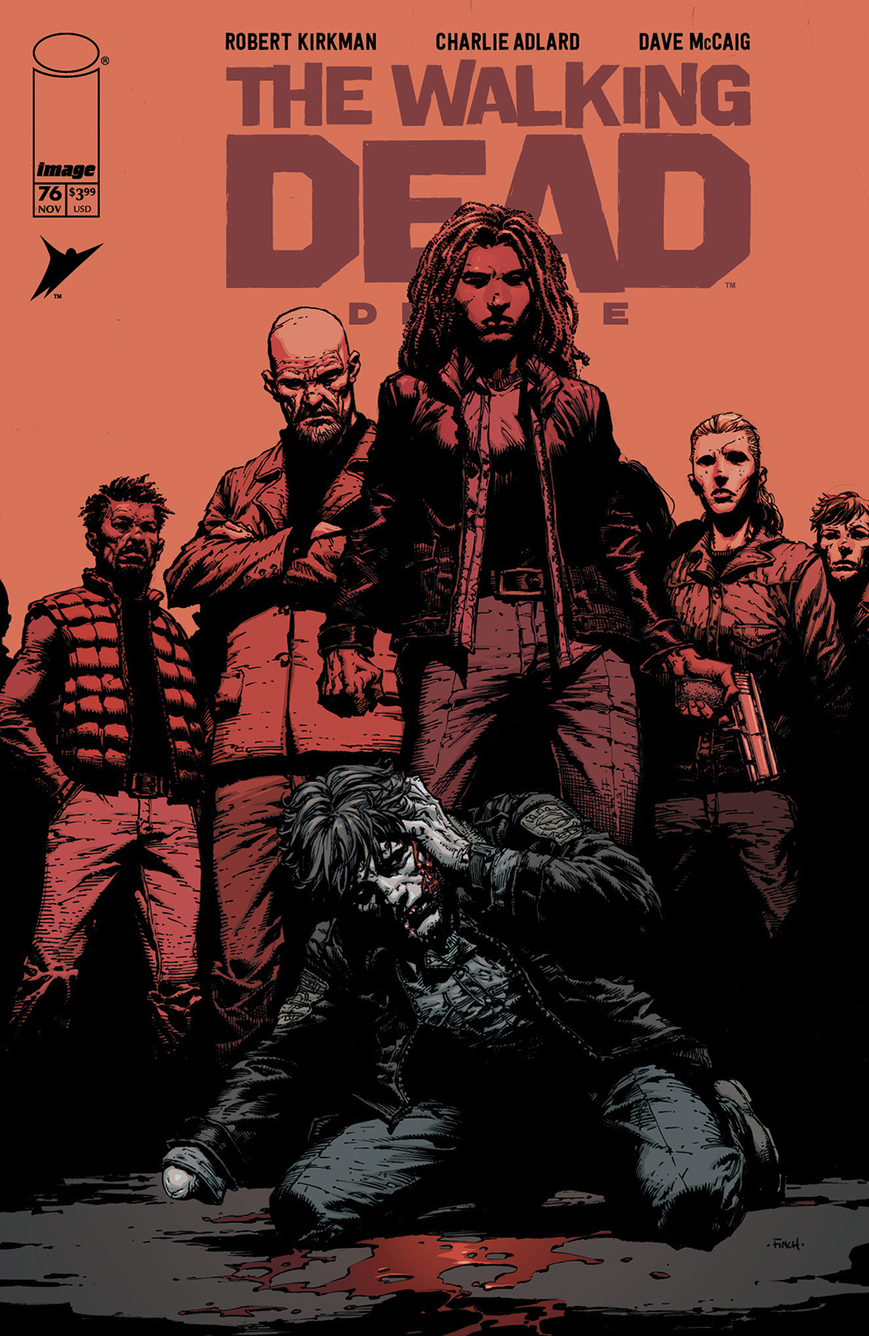 Walking Dead Deluxe #76 Cover A David Finch & Dave Mccaig