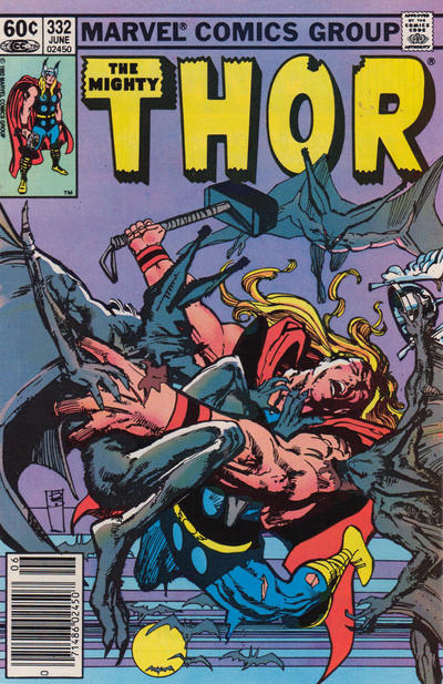 Thor #332 [Newsstand]-Fine (5.5 – 7)