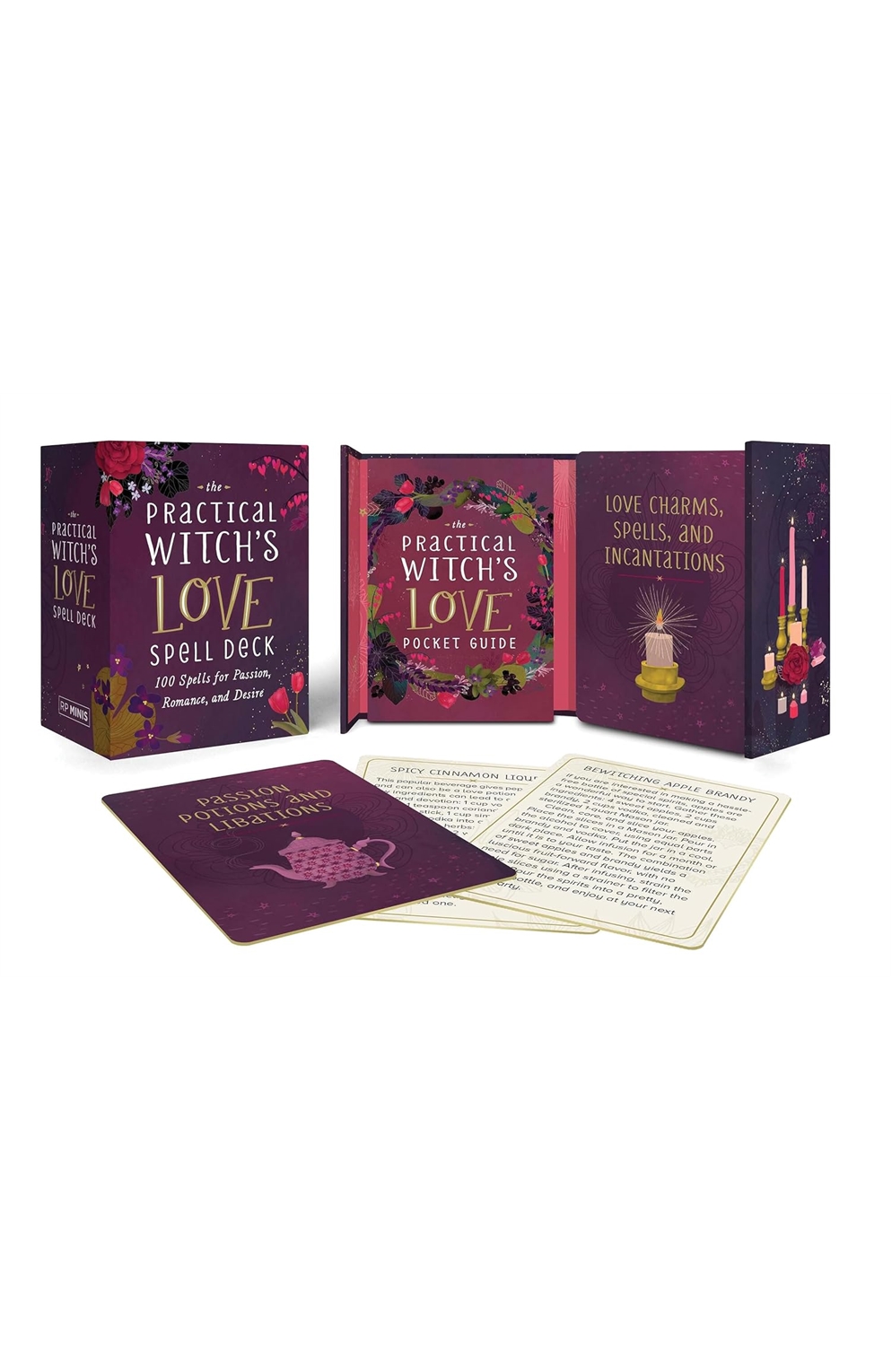 The Practical Witch's Love Spell Deck: 100 Spells For Passion, Romance, And Desire (Rp Minis)