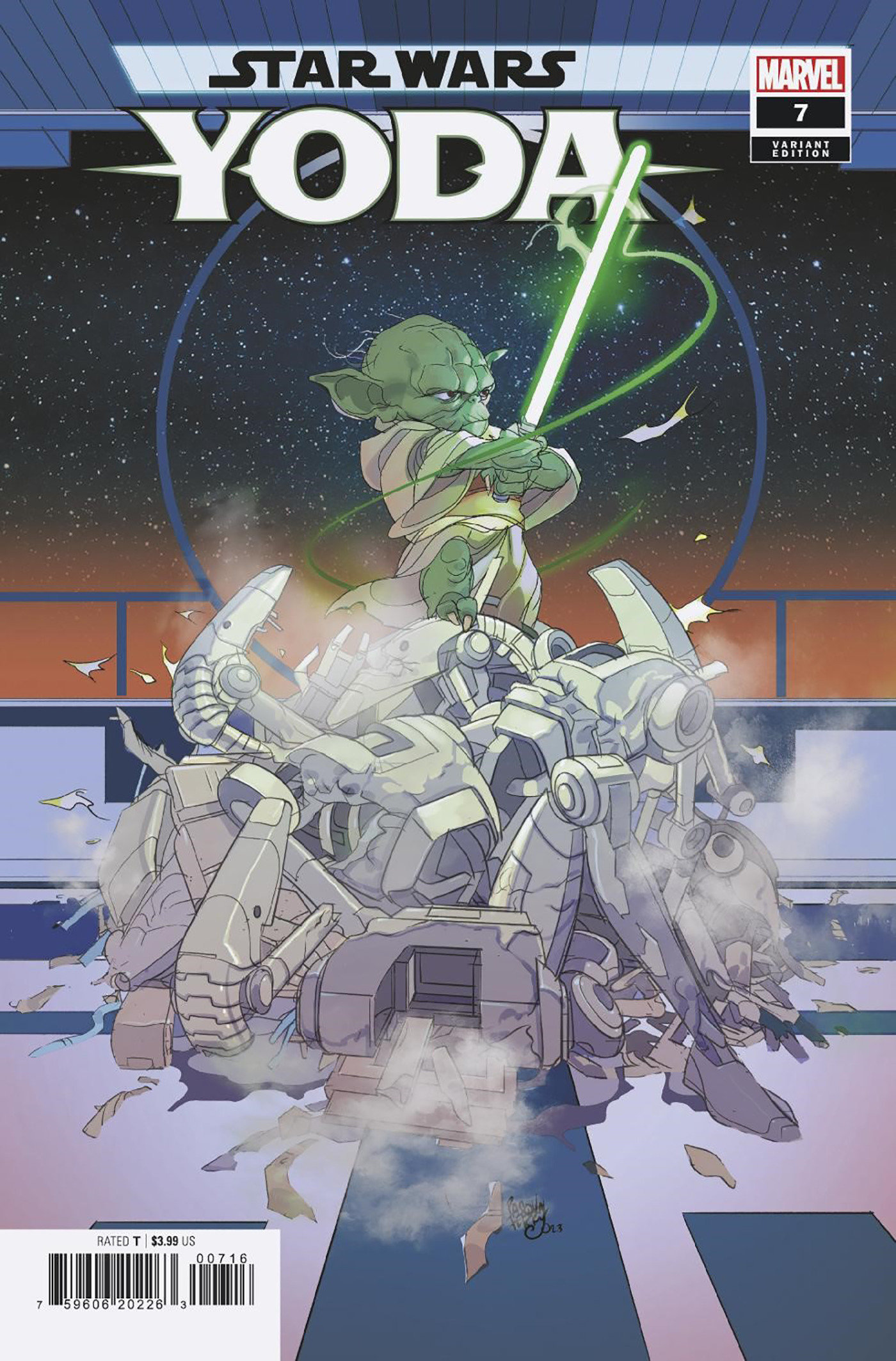 Star Wars: Yoda #7 1 for 25 Incentive Pasqual Ferry Variant
