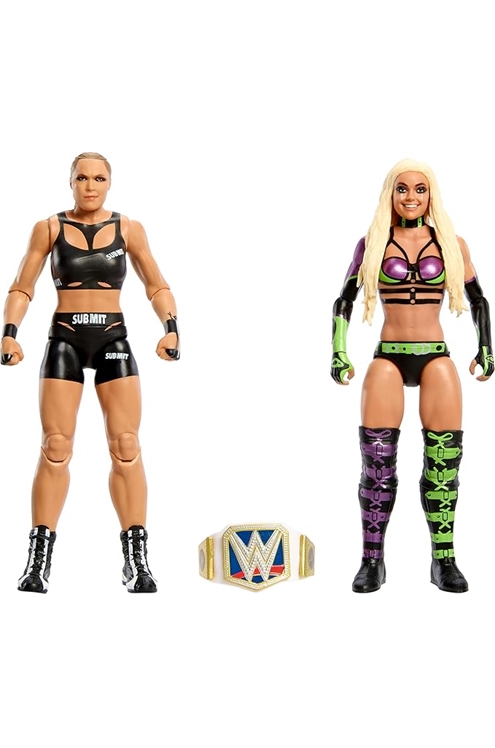 Mattel Wwe Championship Showdown Series 16 Ronda Rousey Vs Liv Morgan Figures 