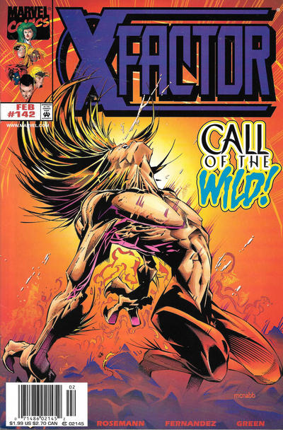 X-Factor #142 [Newsstand]-Very Fine (7.5 – 9)