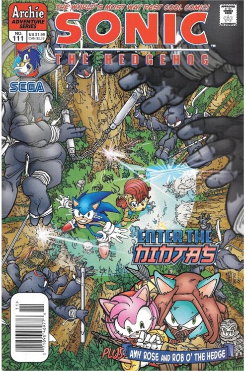 Sonic The Hedgehog #111 [Newsstand]-Very Fine