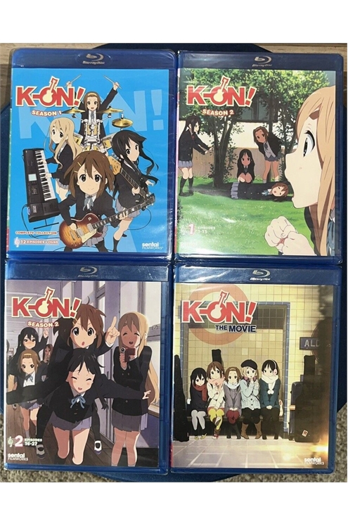 K-On! Seasons 1, 2, & Movie Complete Collection Blu-Ray Pre-Owned
