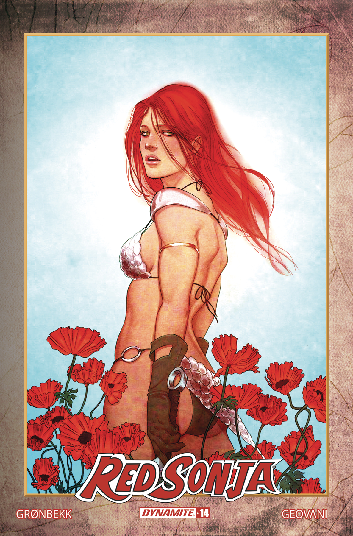 Red Sonja 2023 #14 Cover F 1 for 10 Incentive Frison Modern Icon