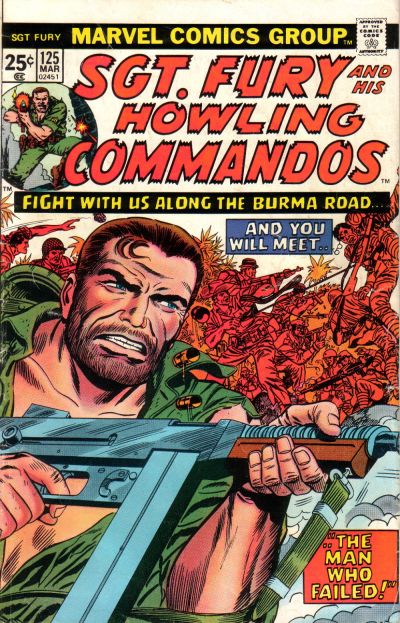Sgt. Fury And His Howling Commandos #125 - Vg 4.0