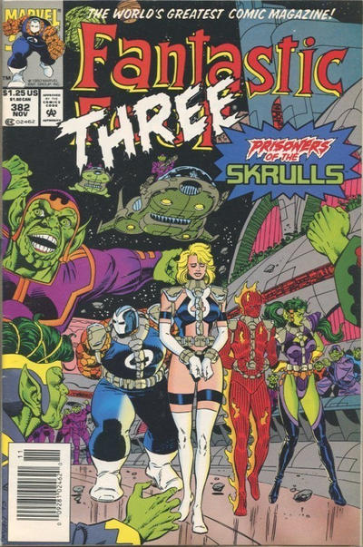 Fantastic Four #382 [Newsstand]-Fine (5.5 – 7)