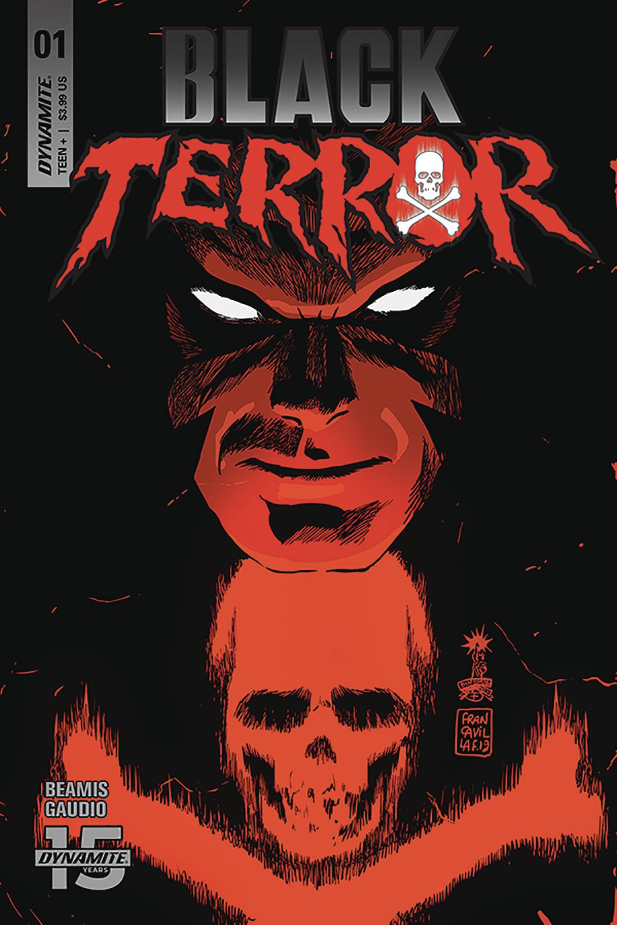 Black Terror #1 Cover A Francavilla