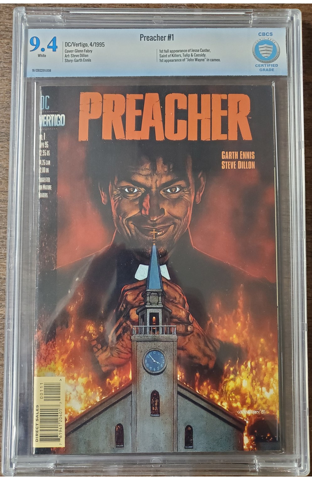 Preacher #1 (DC 1995) Cbcs 9.4