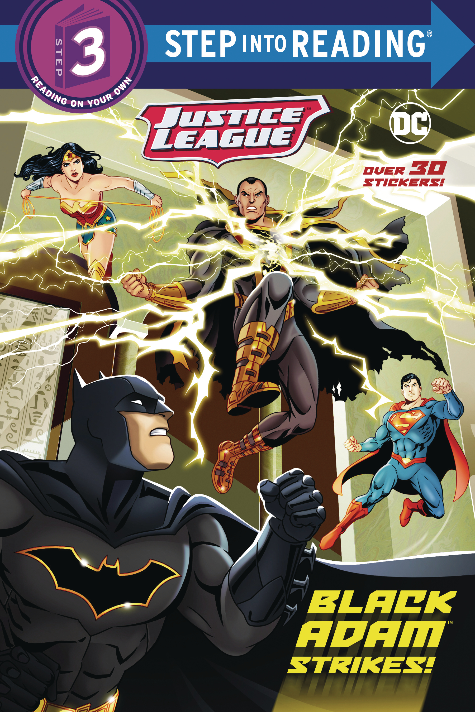 Justice League Black Adam Strike Step Into Reading Soft Cover