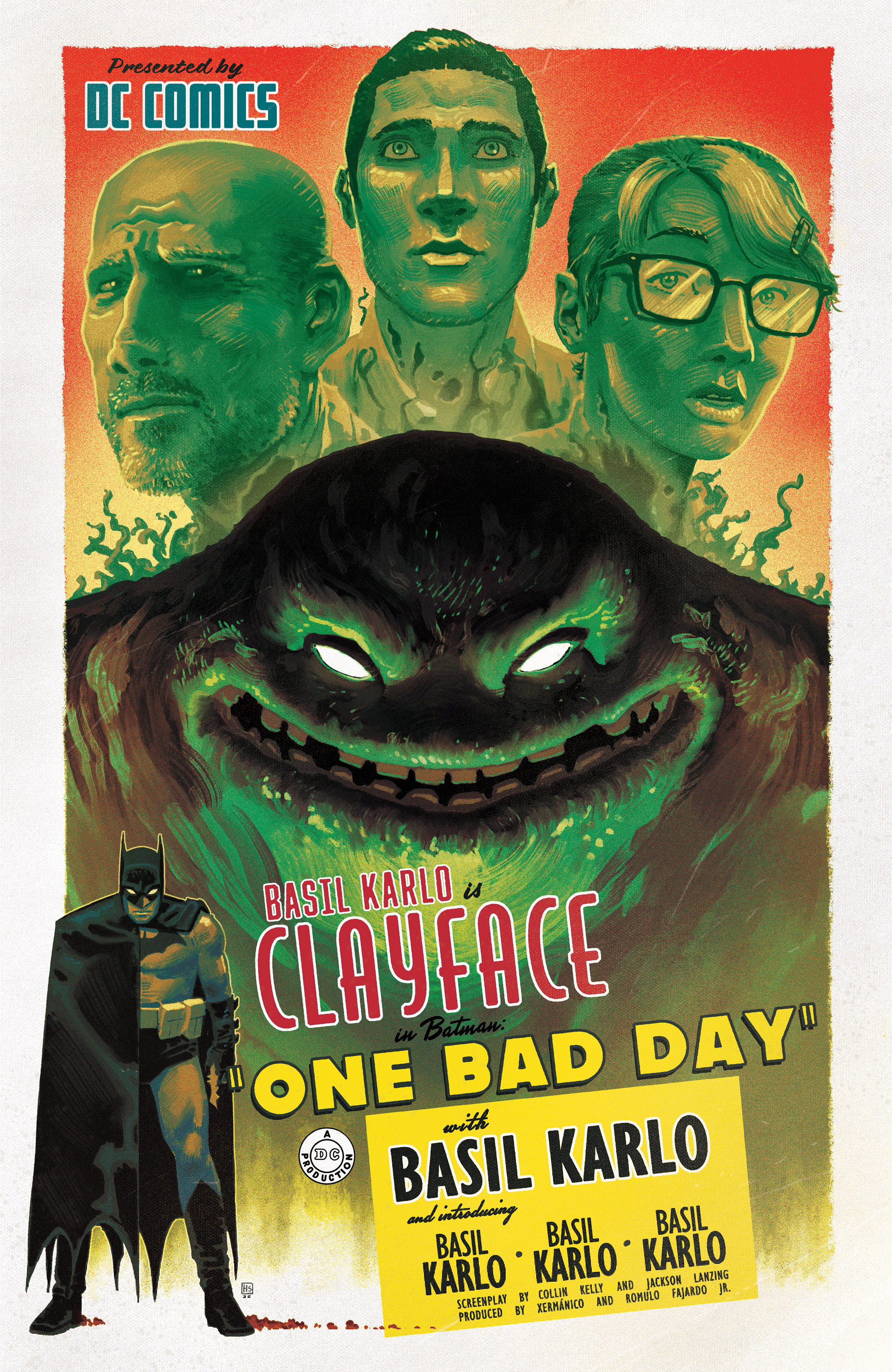 Batman One Bad Day Clayface #1 (One Shot) Cover C 1 for 25 Incentive Hayden Sherman Variant