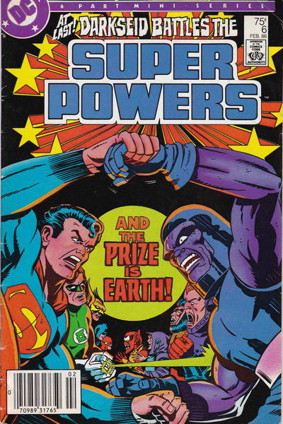 Super Powers #6 [Newsstand](1985)-Fine (5.5 – 7)