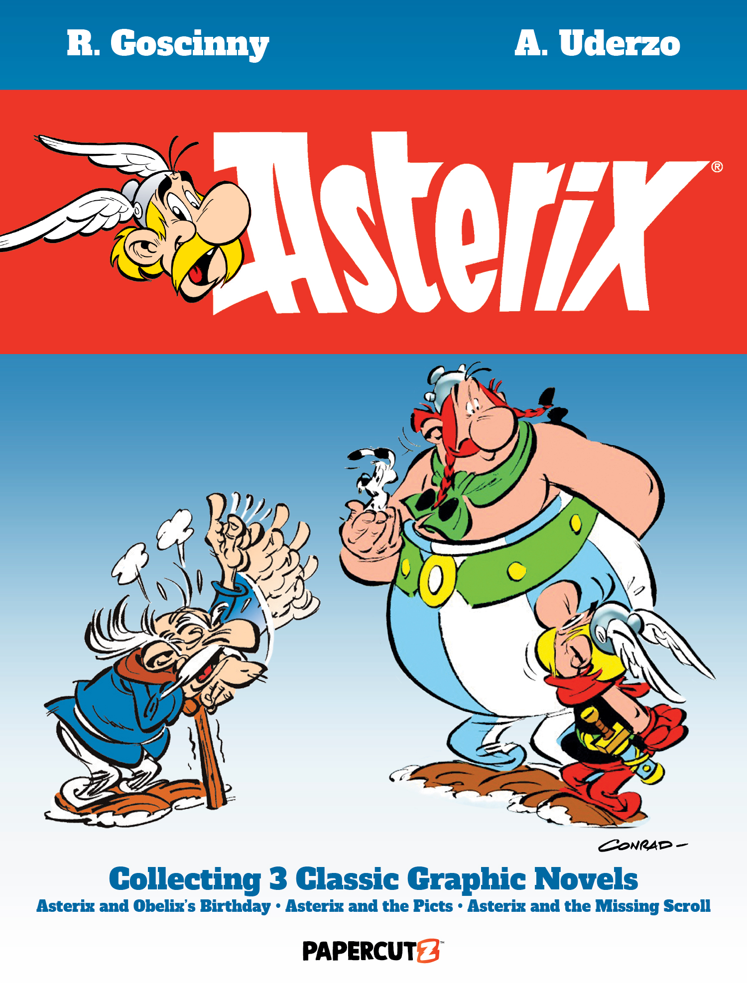 Asterix Omnibus Papercutz Edition Hardcover Graphic Novel Volume 12