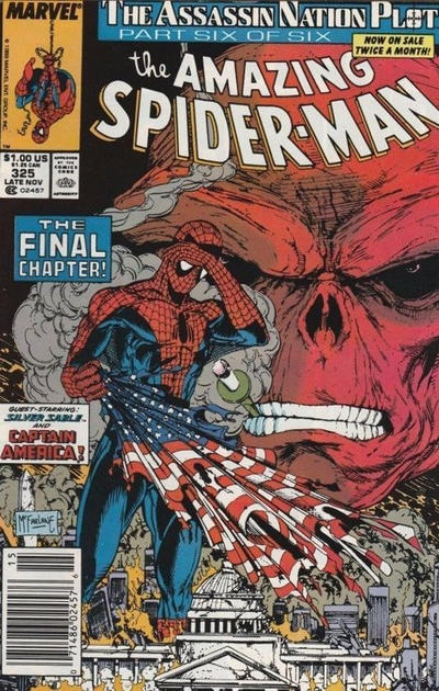 The Amazing Spider-Man #325 [Newsstand]-Very Fine-