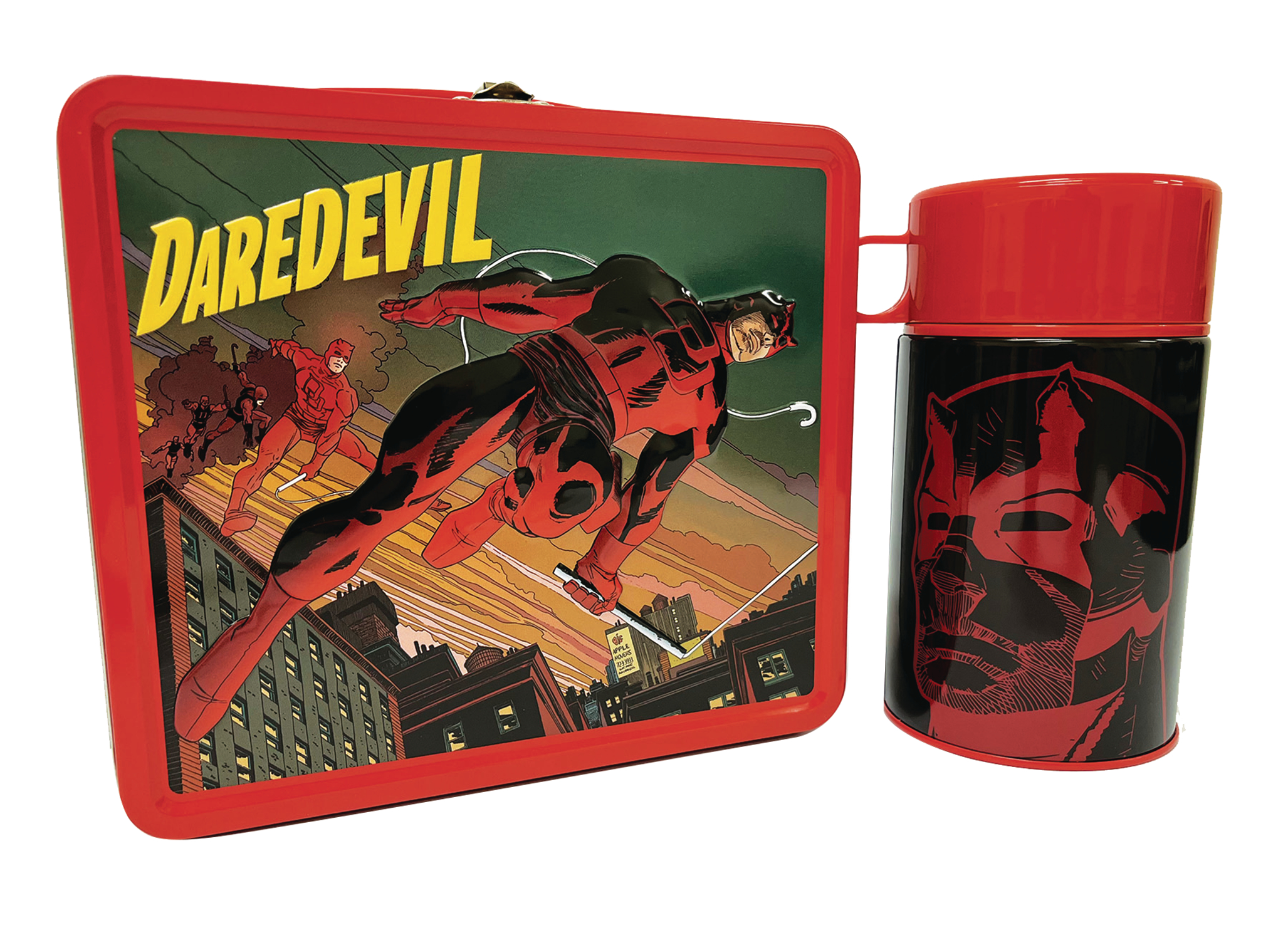 Tin Titans Marvel Daredevil Lunchbox & Beverage Container