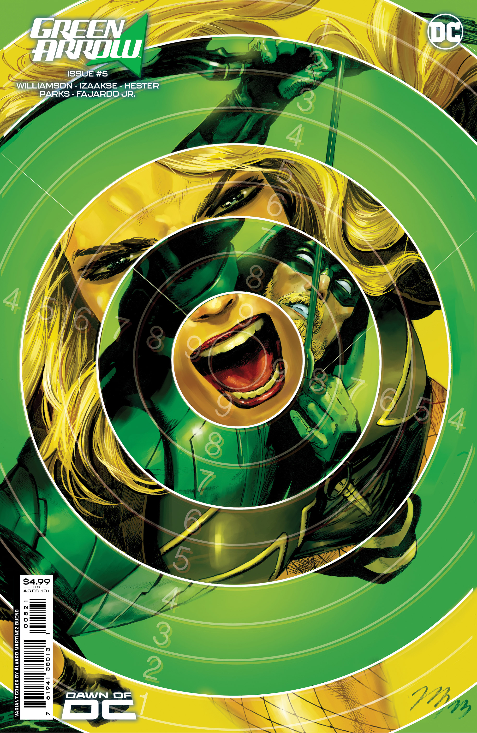Green Arrow #5 Cover B Alvaro Martinez Bueno Card Stock Variant (Of 6)