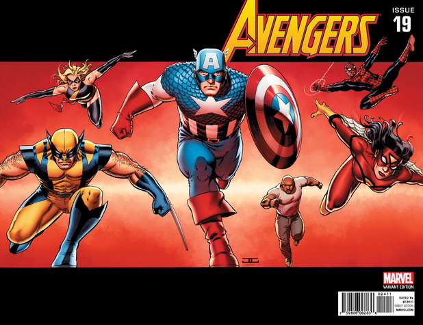 Avengers #19 (Cassaday Wraparound 00s Variant) (2012)