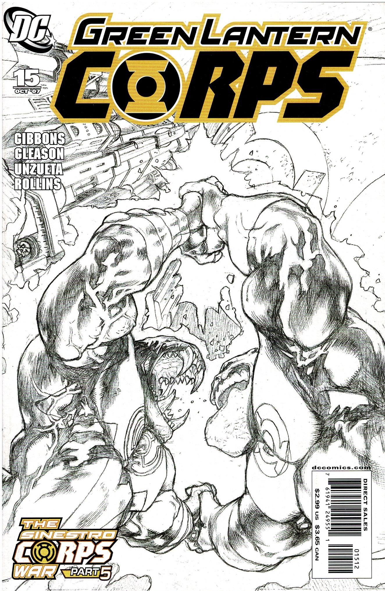 Green Lantern Corps #15 (2006) Second Printing Variant
