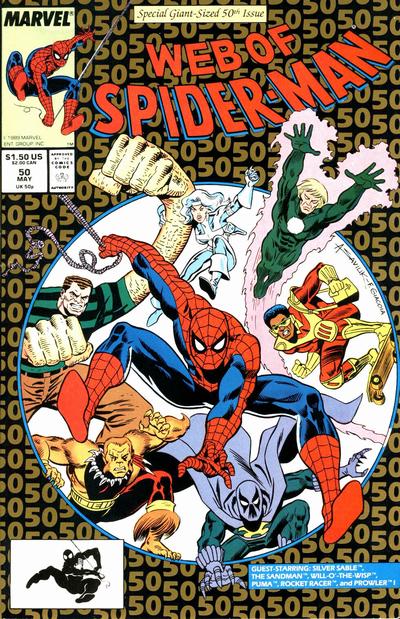 Web of Spider-Man #50 [Direct](1985)-Very Fine (7.5 – 9)