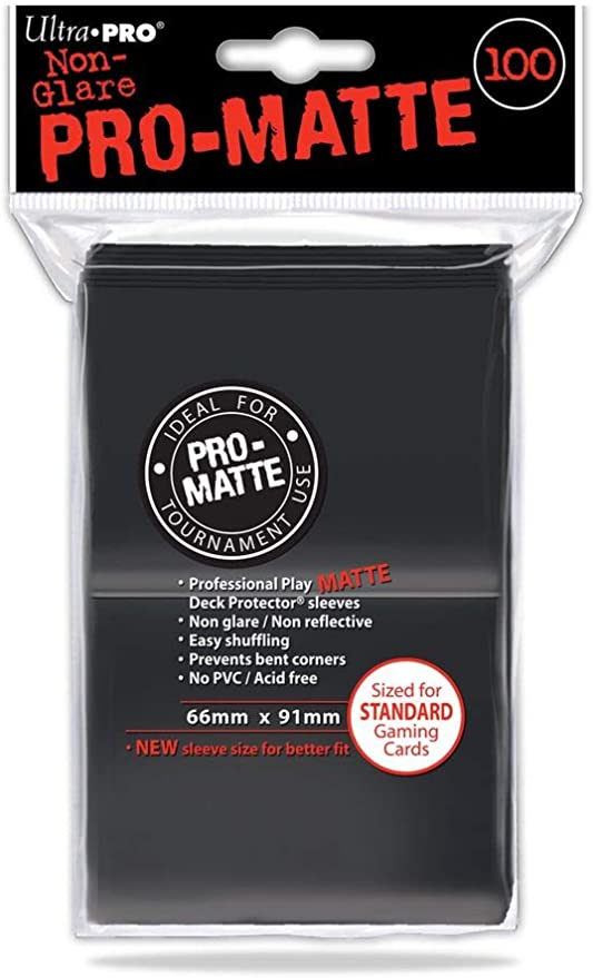 Deck Protector Ultra Pro Matte Black (100)