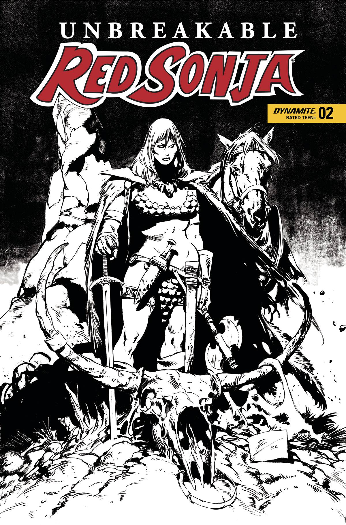 Unbreakable Red Sonja #2 Cover O 7 Copy Last Call Incentive De La Torre