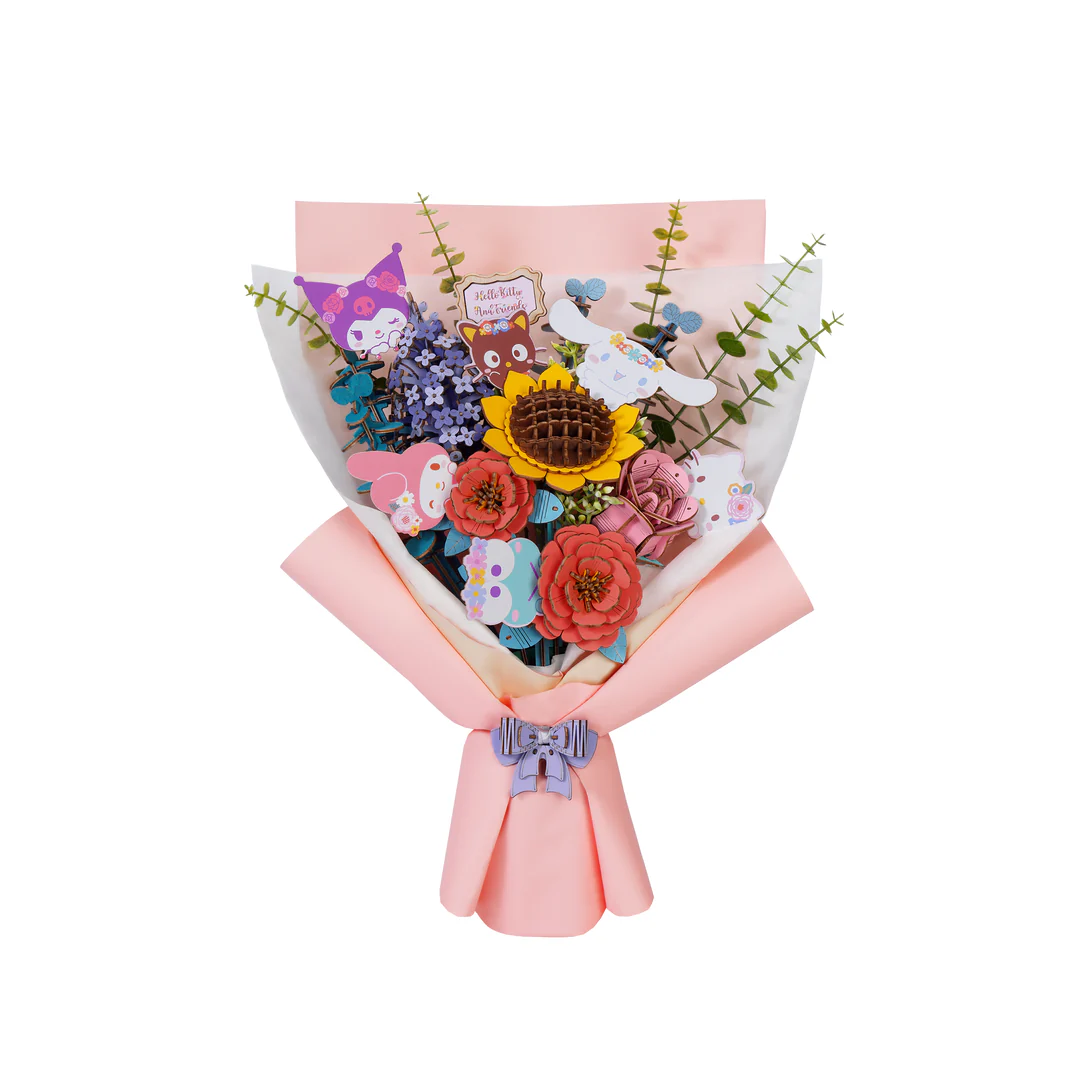 Hello Kitty And Friends Flower Puzzle: Boquet