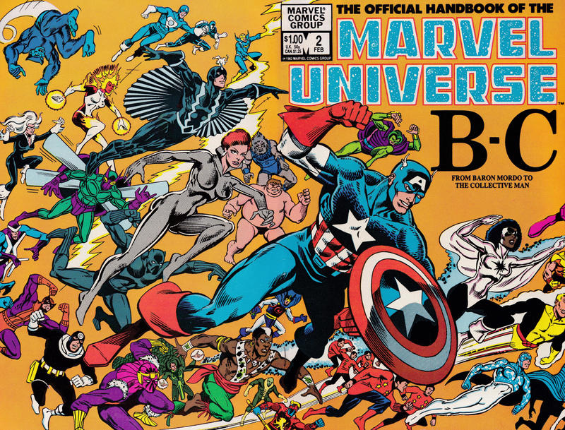 The Official Handbook of The Marvel Universe #2 [Direct]-Very Good (3.5 – 5)